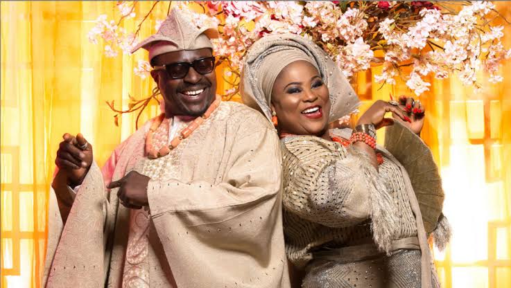 Ali Baba and Sola Sobowale/ Via 'The Wedding Party'